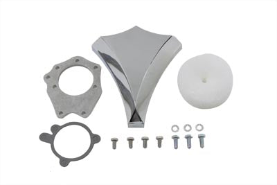 Diamond Carburetor Cover Chrome Billet
