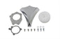 Diamond Carburetor Cover Chrome Billet