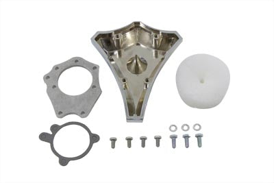 Diamond Carburetor Cover Chrome Billet