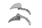 Chrome Billet Teardrop Mirror Set
