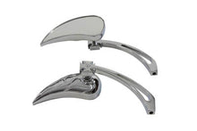 Load image into Gallery viewer, Chrome Billet Teardrop Mirror Set