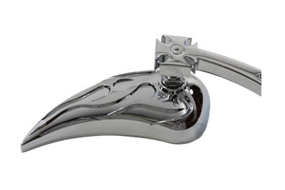 Chrome Billet Teardrop Mirror Set