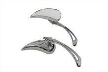 Load image into Gallery viewer, Chrome Billet Teardrop Mirror Set