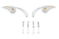 Chrome Billet Teardrop Mirror Set