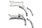 Oblique Mirror Set Billet Chrome