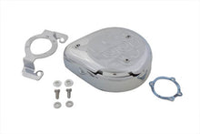 Load image into Gallery viewer, Teardrop Air Cleaner Kit Chrome Flame