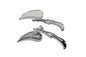 Teardrop Mirror Set Chrome