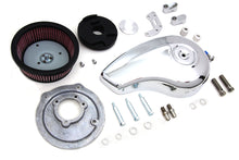 Load image into Gallery viewer, Wyatt Gatling Teardrop Air Cleaner Kit Chrome