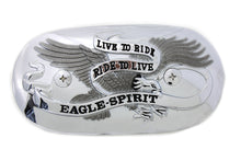 Load image into Gallery viewer, Eagle Spirit Oval Chrome Air Cleaner Insert