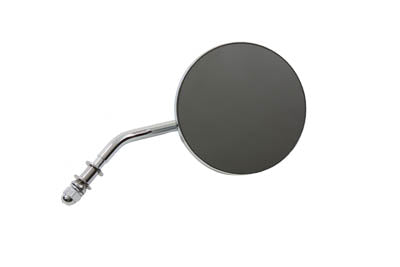 Round Mirror with Short Stem Chrome