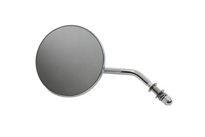 Round Mirror with Short Stem Chrome