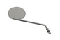 Round Mirror with Long Stem Chrome