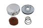 Smooth Chrome J-Slot Air Cleaner