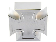 Load image into Gallery viewer, Chrome Maltese Cross Air Cleaner Cover