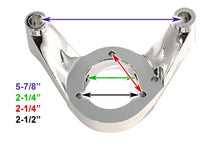 Load image into Gallery viewer, Air Cleaner Bracket Kit Chrome Billet