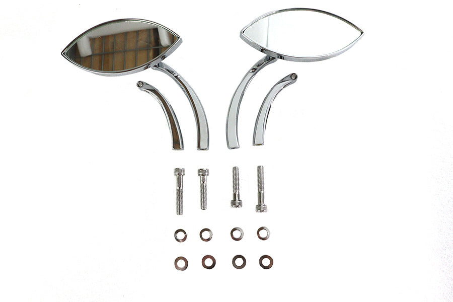 Eagle Eye Mirror Set Billet Chrome