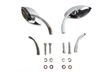 Load image into Gallery viewer, Eagle Eye Mirror Set Billet Chrome