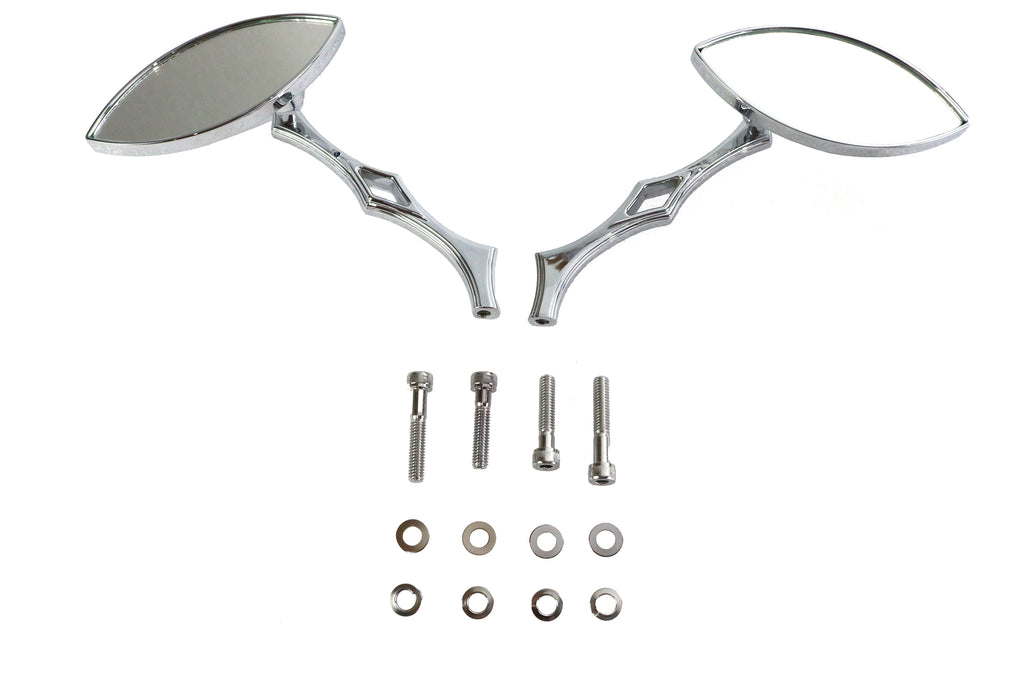 Eagle Eye Mirror Set Billet Chrome