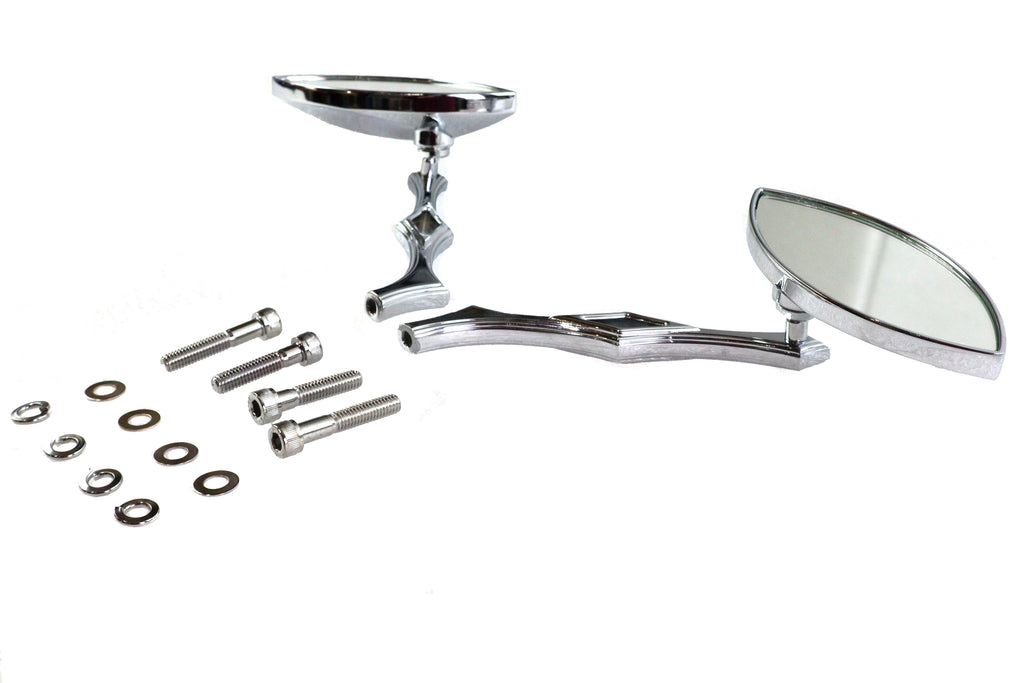 Eagle Eye Mirror Set Billet Chrome