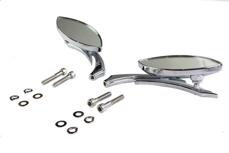 Eagle Eye Mirror Set Billet Chrome