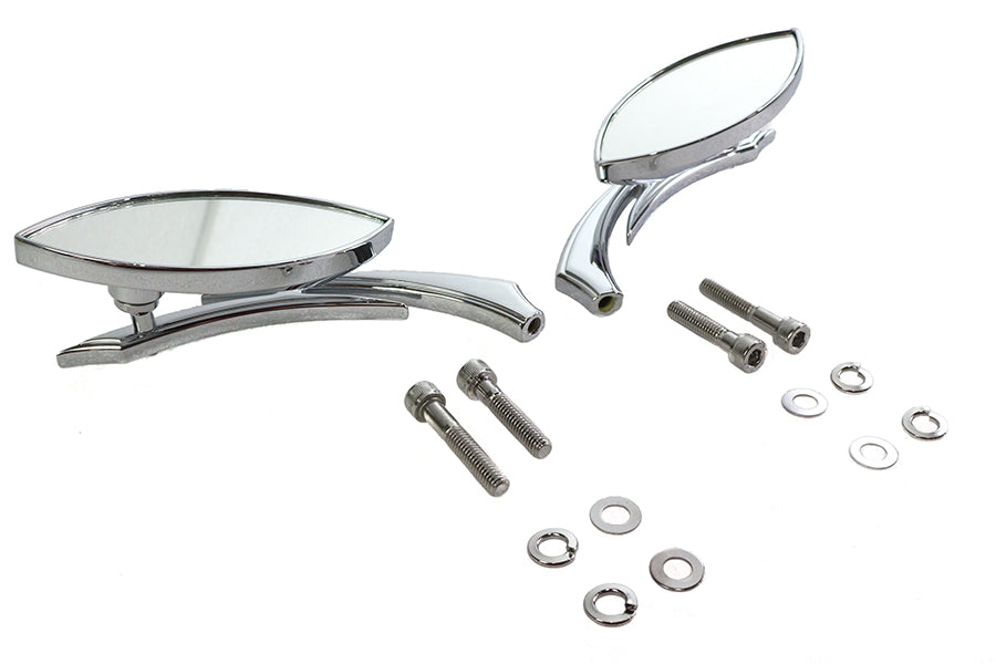 Eagle Eye Mirror Set Billet Chrome