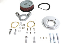 Load image into Gallery viewer, Hi-Flow Air Cleaner Backing Plate Kit Chrome