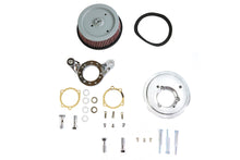 Load image into Gallery viewer, Hi-Flow Air Cleaner Backing Plate Kit Chrome