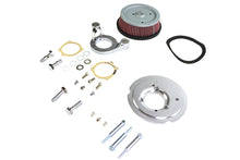 Load image into Gallery viewer, Hi-Flow Air Cleaner Backing Plate Kit Chrome
