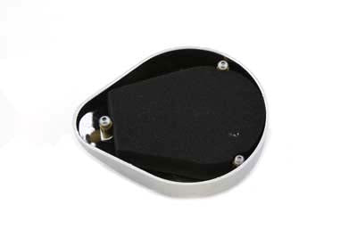 Chrome 5 inch Teardrop Carburetor Cover Only