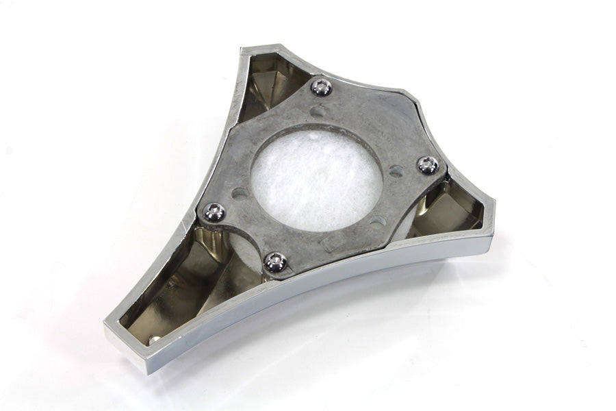 Billet Carburetor Cover Skull Style Chrome