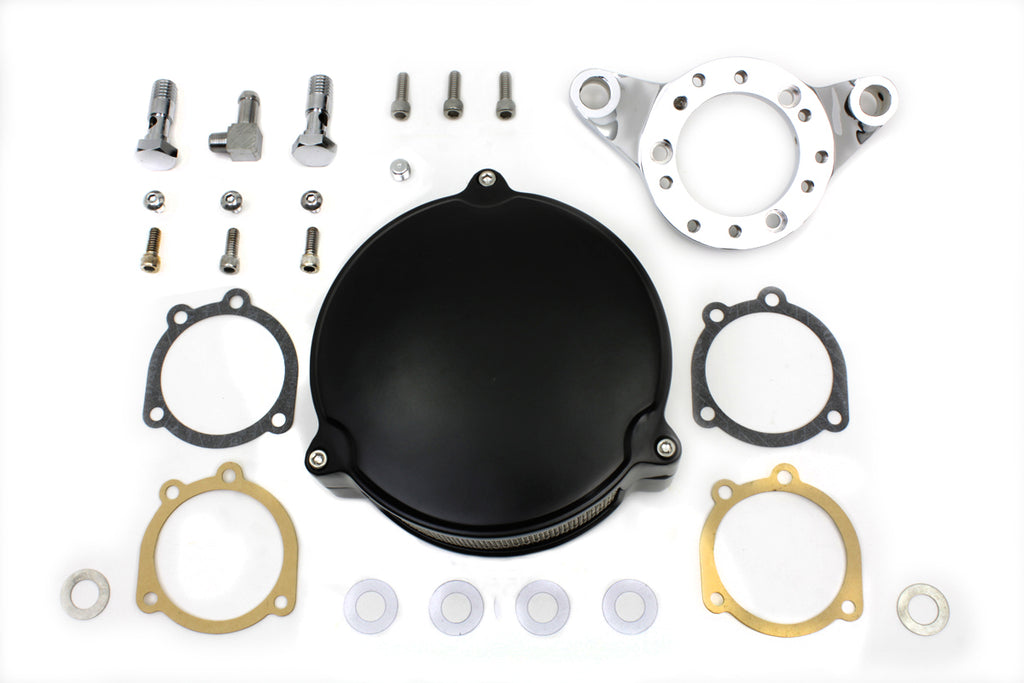 Black Wyatt Gatling Air Cleaner Assembly