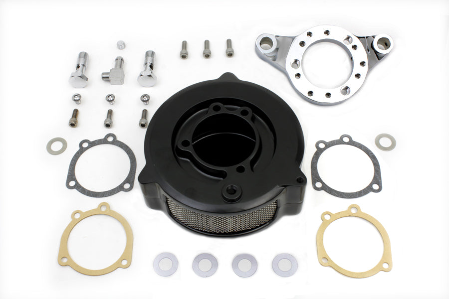 Black Wyatt Gatling Air Cleaner Assembly