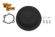 Load image into Gallery viewer, Wyatt Gatling Black Round Mesh Air Cleaner