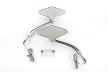 Load image into Gallery viewer, Diamond Shape Mirror Set with Billet Stems