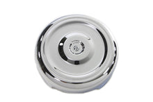 Load image into Gallery viewer, Chrome Round Bobbed Style 8 inch Air Cleaner Cover