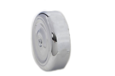 Chrome Round Bobbed Style 8 inch Air Cleaner Cover