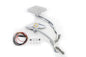 Diamond Shape Mirror Set with Billet Stems