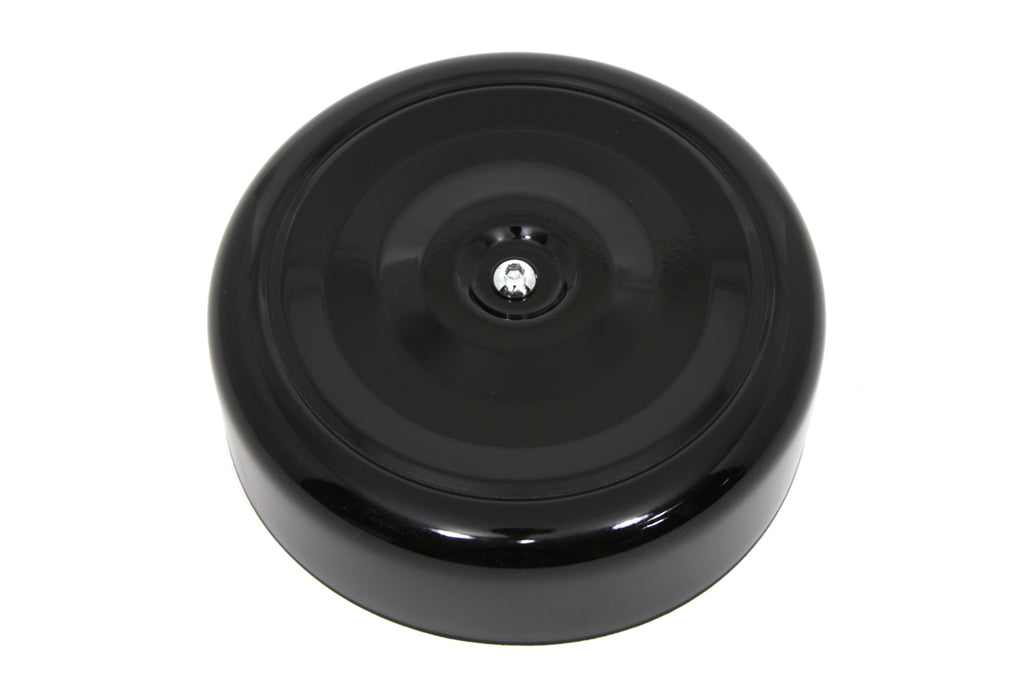Black Round Bobbed Style 7 inch Air Cleaner Cover
