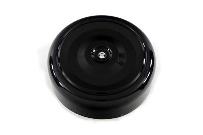 Black Round Bobbed Style 7 inch Air Cleaner Cover