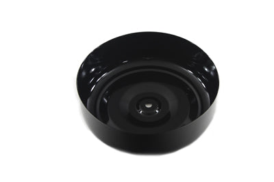 Black Round Bobbed Style 7 inch Air Cleaner Cover