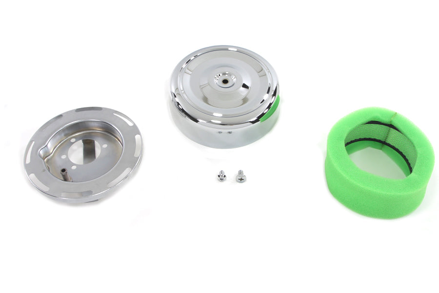7 inch Round Air Cleaner Chrome