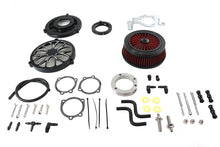 Load image into Gallery viewer, Extreme Billet Air Cleaner Kit Heathen Style Black