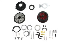 Load image into Gallery viewer, Extreme Billet Air Cleaner Kit Heathen Style Black