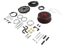 Load image into Gallery viewer, Extreme Billet Air Cleaner Kit Heathen Style Black