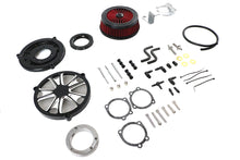 Load image into Gallery viewer, Extreme Billet Air Cleaner Kit Luxe Style Black