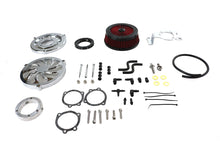 Load image into Gallery viewer, Extreme Billet Air Cleaner Kit Torque Style Chrome