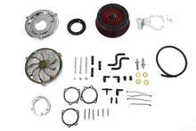 Load image into Gallery viewer, Extreme Billet Air Cleaner Kit Torque Style Chrome
