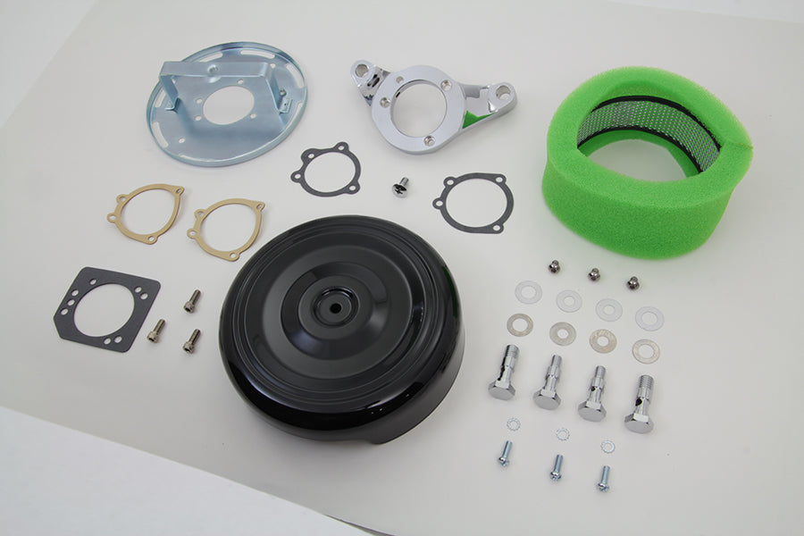 Black Wyatt Gatling Air Cleaner Assembly