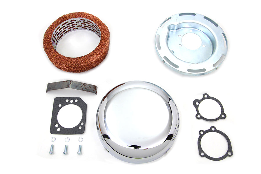 7 inch Round Air Cleaner Assembly Chrome