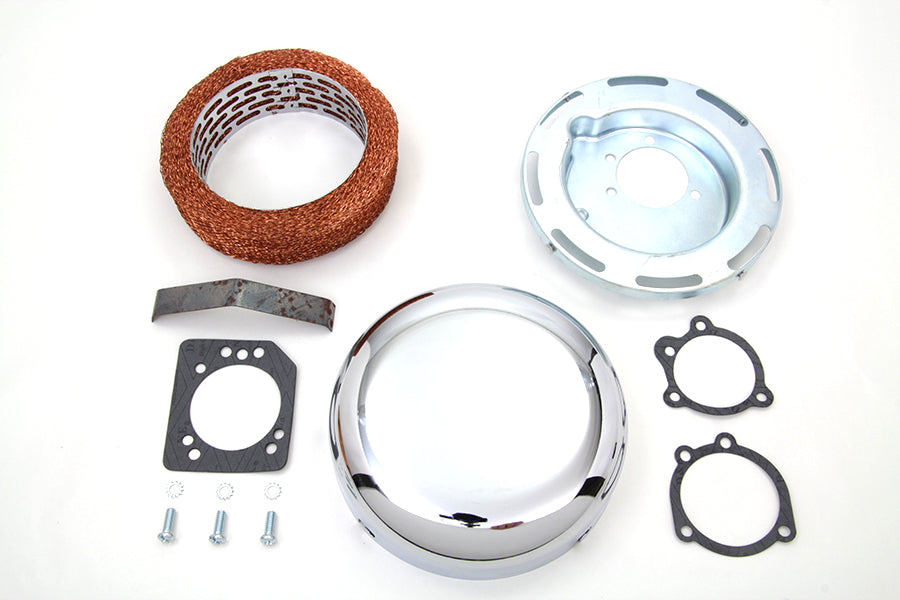 7 inch Round Air Cleaner Assembly Chrome